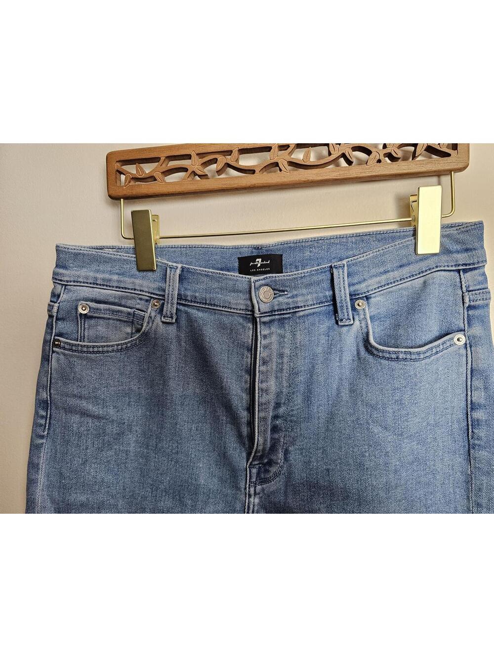 Seven for Mankind Jeans Blue Womens Size 32 Tie Dye